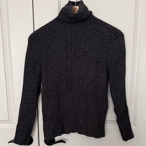 Sundance Black / dark grey Turtleneck Sweater